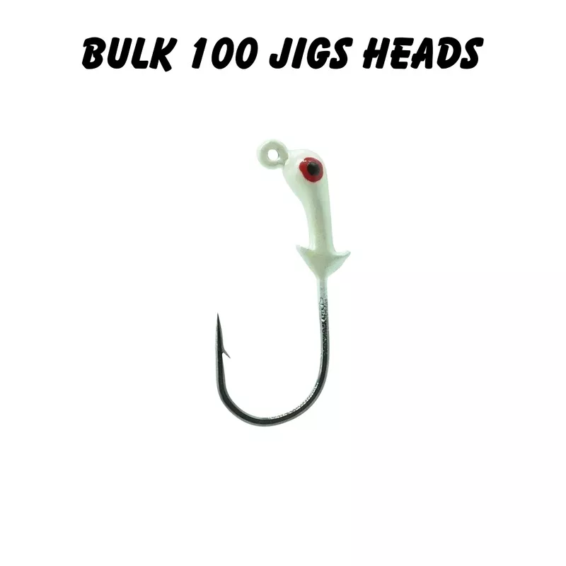 1/16oz 2/0 Double Barbed Jig Heads (Bulk)