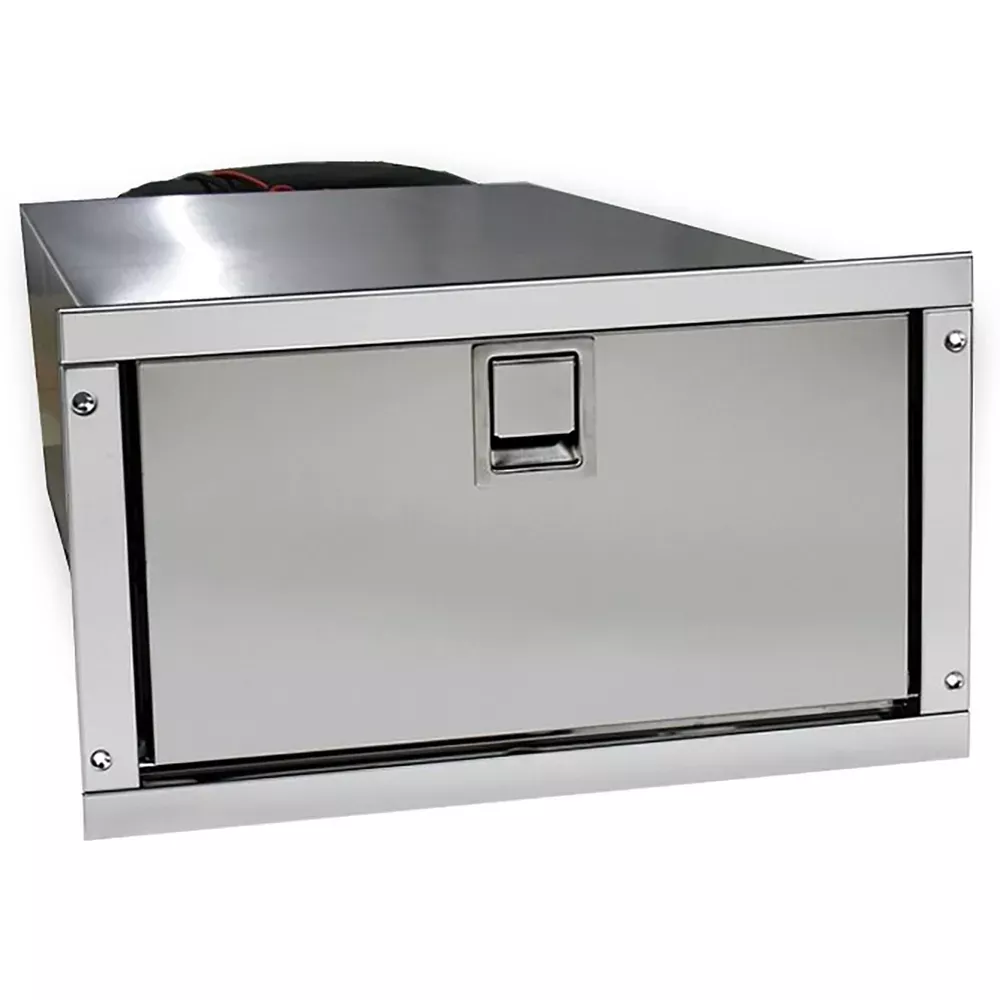 1.3 cubic foot Refrigerator with Slide Out Bin, AC/DC | Isotherm 1036BA7EK0012