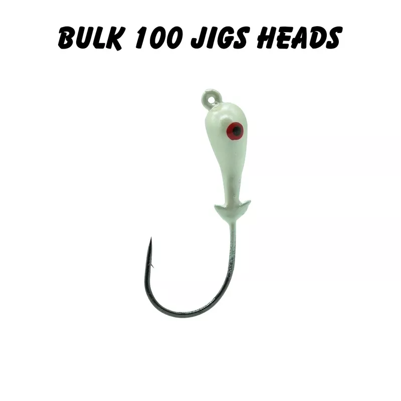 1/8oz 3/0 Double Barbed Jig Heads (Bulk)