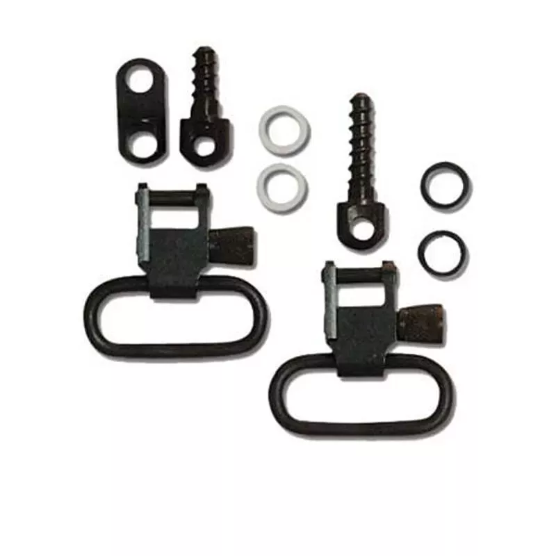 1″ GrovTec Ruger Rifle Swivels Black Oxide Finish