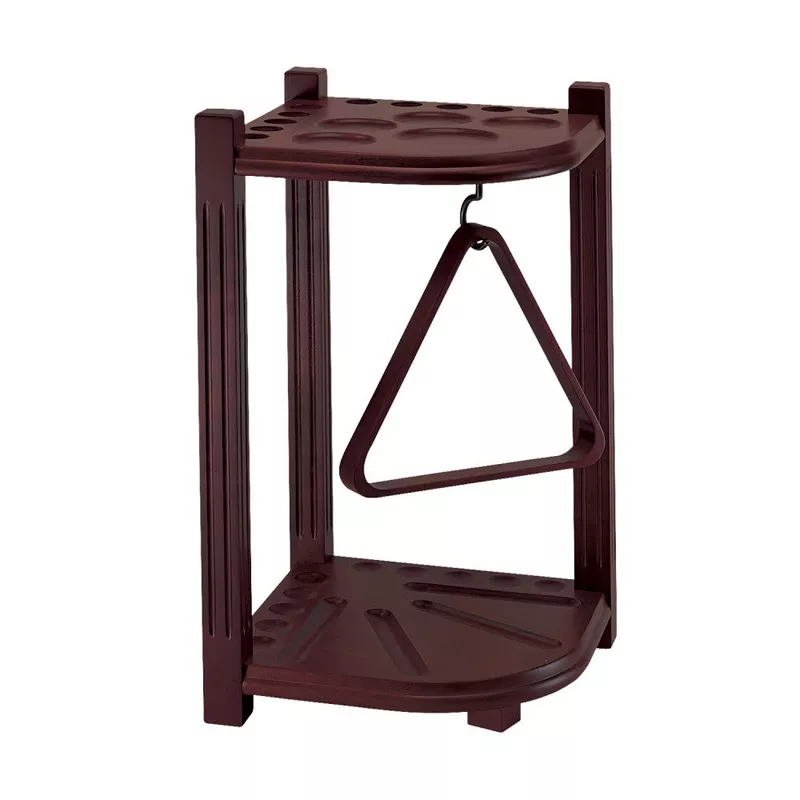 10-Cue Heavy Duty Corner Rack Black