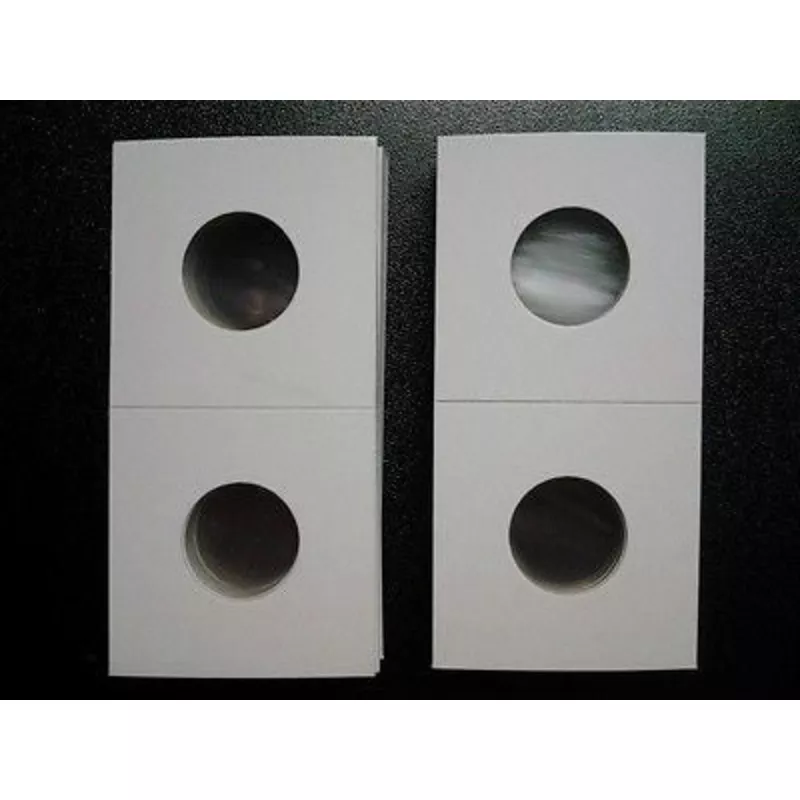 100 2×2 Nickel Cardboard Coin Holders Flips Buffalo