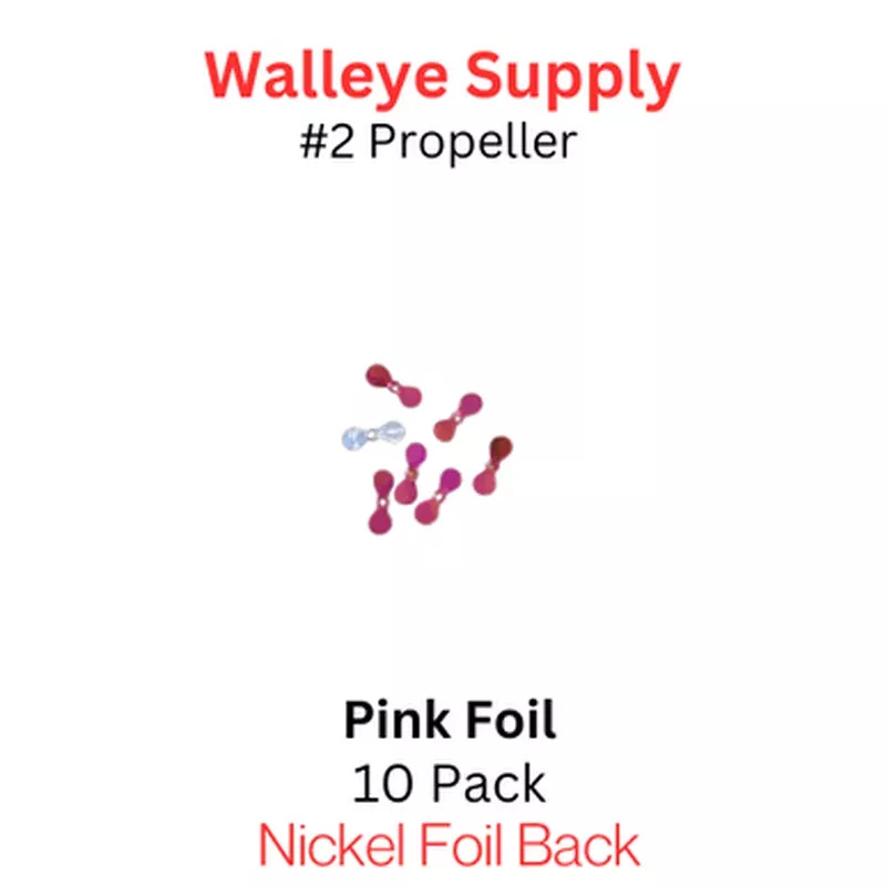 # 2 PINK FOIL PROPELLER