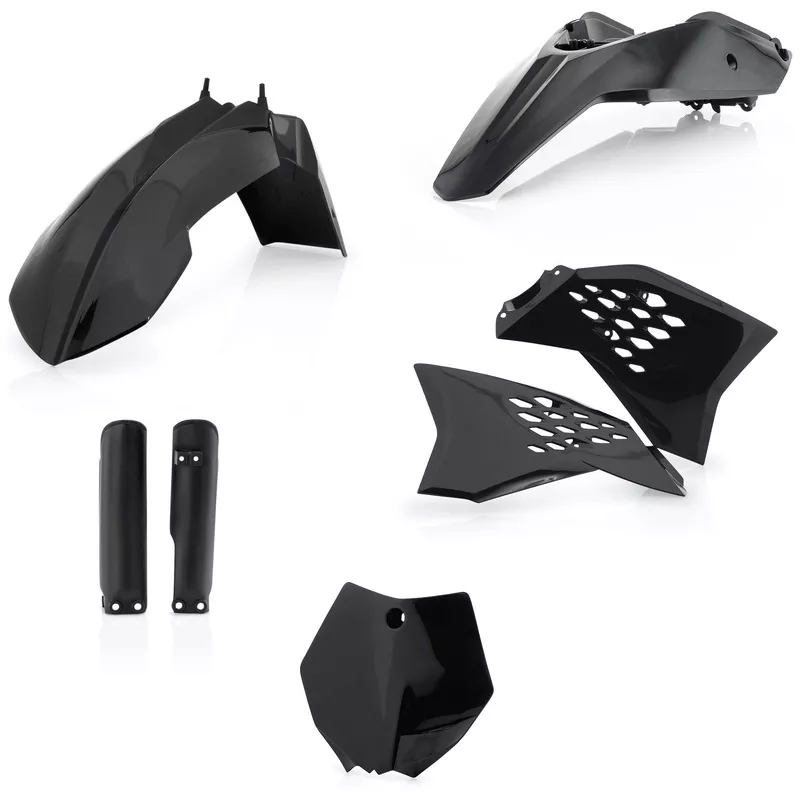 ACERBIS FULL PLASTIC KIT BLACK 2253040001