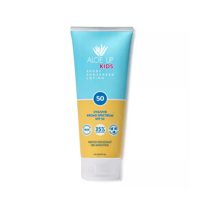 Aloe Up Kid's Sunscreen Lotion SPF50 - 6 oz.