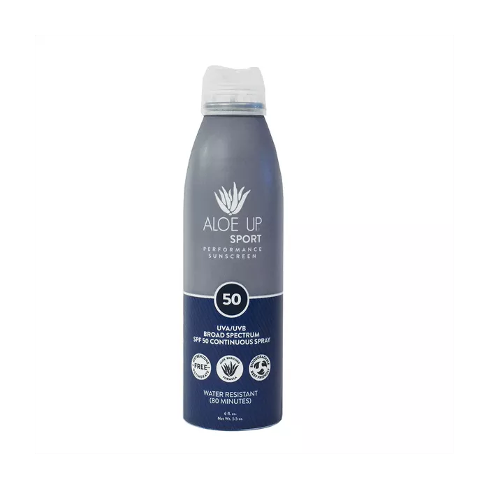Aloe Up Sport SPF 50 Continuous Spray Sunscreen - 6 oz.