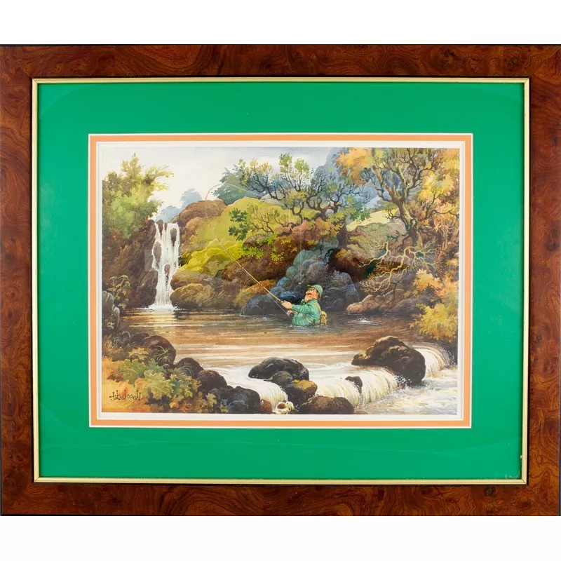 "The Angler Pool by Norman Thelwell" (SOLD)