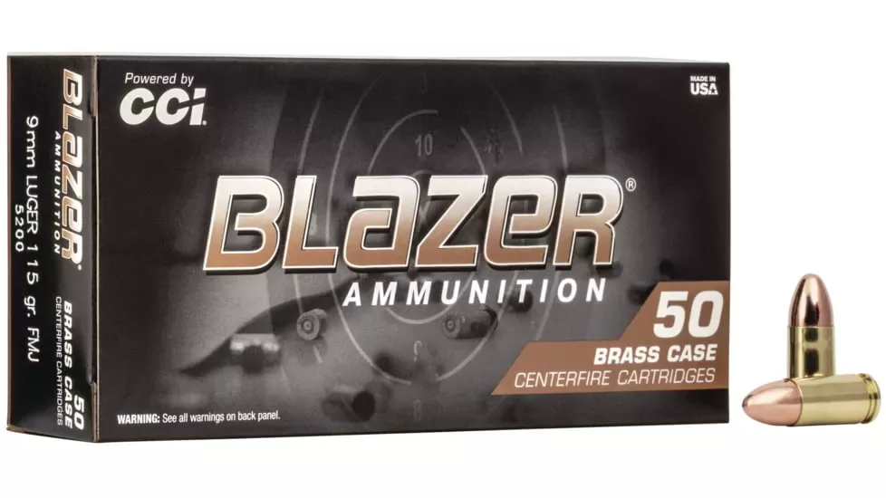 CCI Blazer Brass 9mm FMJ
