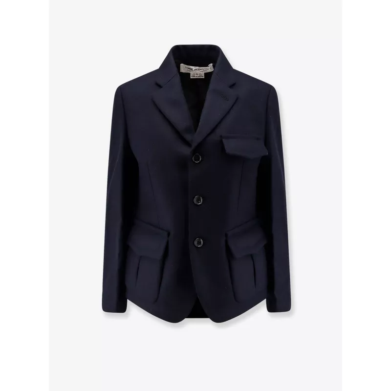 Comme Des Garons Play Wool Blend Blazer