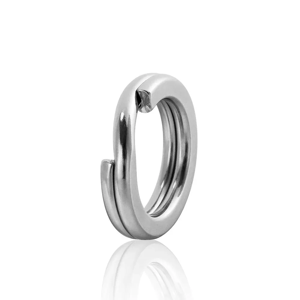 Dr.Fish 100pcs Double Split Ring 9-400lb
