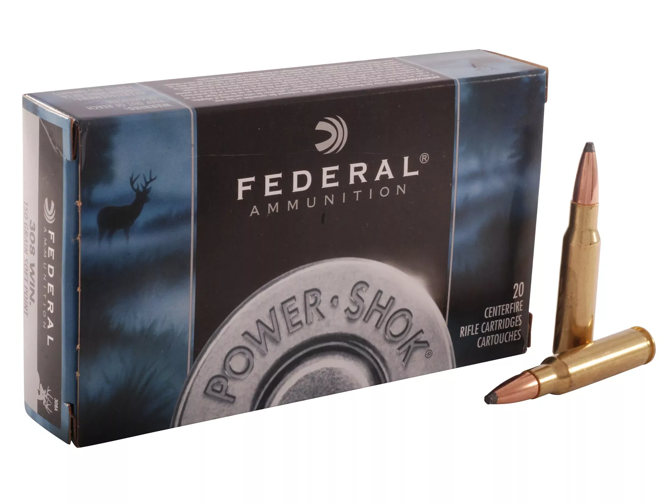 Federal Power Rifle 308 Win 150 Grain