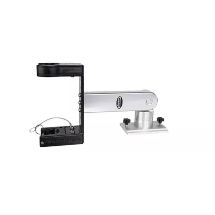 Fish Armor Pro Pole Boat Mount Arm by Traxstech - Black - 8" Arm