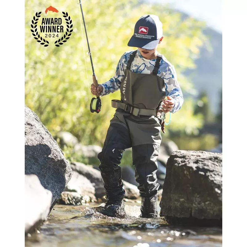 Kid's Tributary Waders - Stockingfoot Basalt