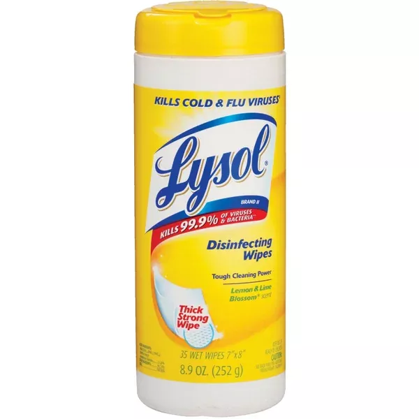 Lysol Lemon & Lime Blossom Sanitizing Wipes (35-Count)