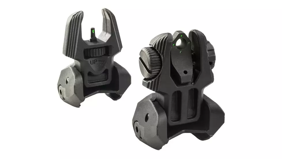 MEPRO FRBS FOLDING BACK-UP SIGHT SET WITH SELF-ILLUMINATED NIGHT SIGHTS
