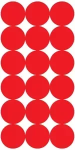 Pro-Shot Red & Black- SplatterShot Target Pasters