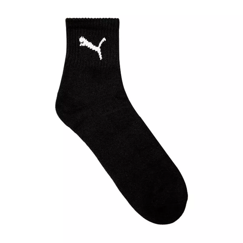 Puma (3 Pack) Short Crew Socks Black