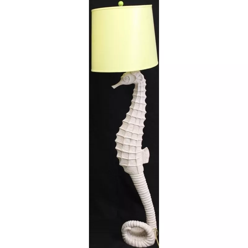 "Seahorse Resin Floor Lamp" (SOLD)