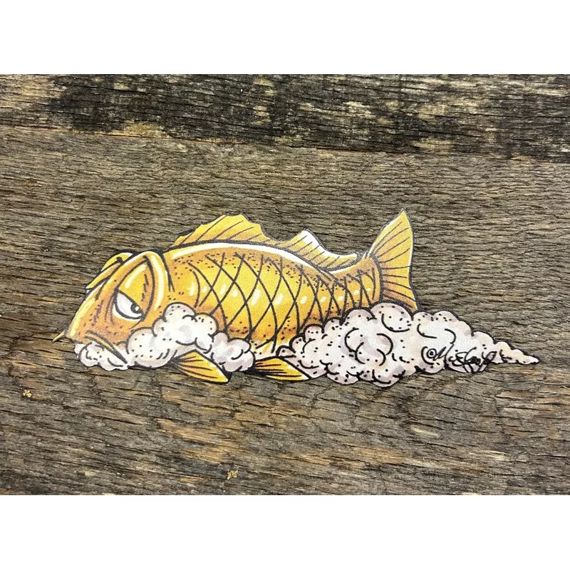 “Slurp” the Carp Decal Small JC18164708