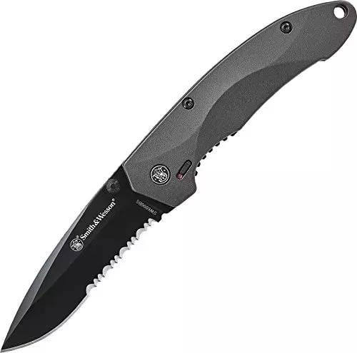 Smith & Wesson Assisted Opening Knife with Serrated Edge