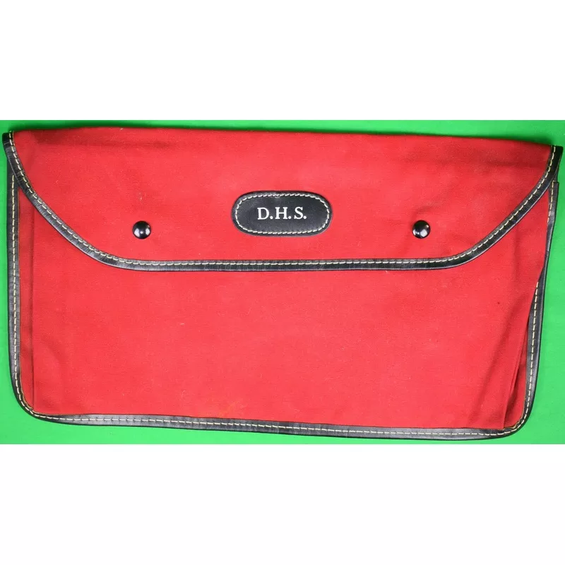 "T. Anthony Red Canvas Shirt/ Tie Bag"
