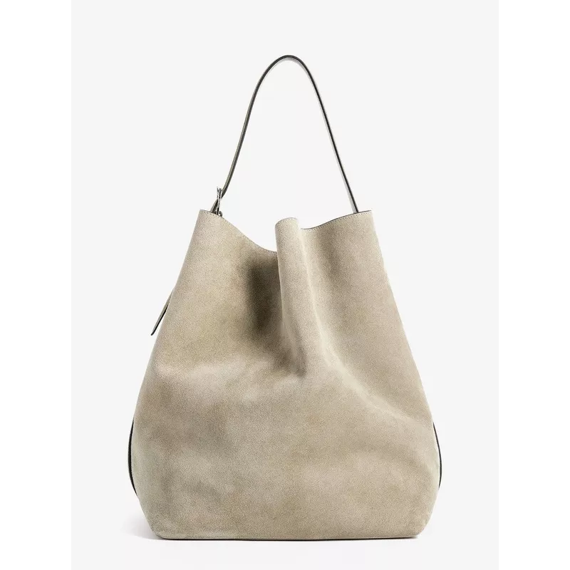 Toteme Suede Belted Tote Shoulder Bag