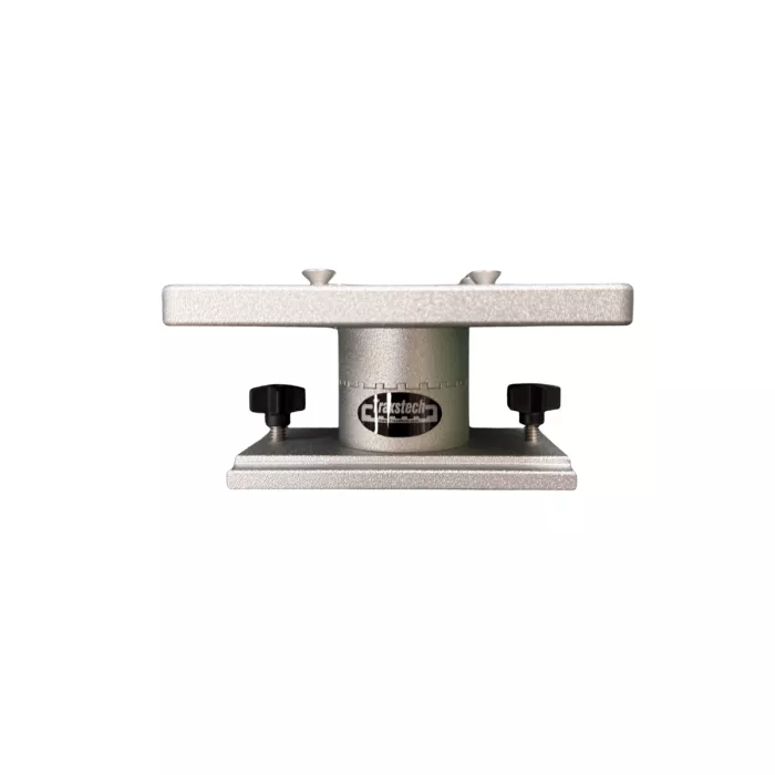 Traxstech Low Profile Electronics Mount with Lift and Turn Base for Fish Armor Shuttles - Silver Clear - ECMLP-LT-100-FA