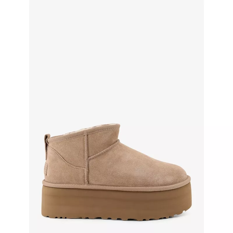 Ugg Classic Ultra Mini Platform Suede Ankle Boots