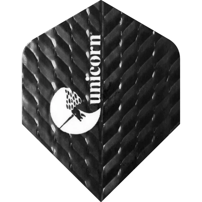 *Unicorn Q Dart Flights - Q.100 - Plus Std Black