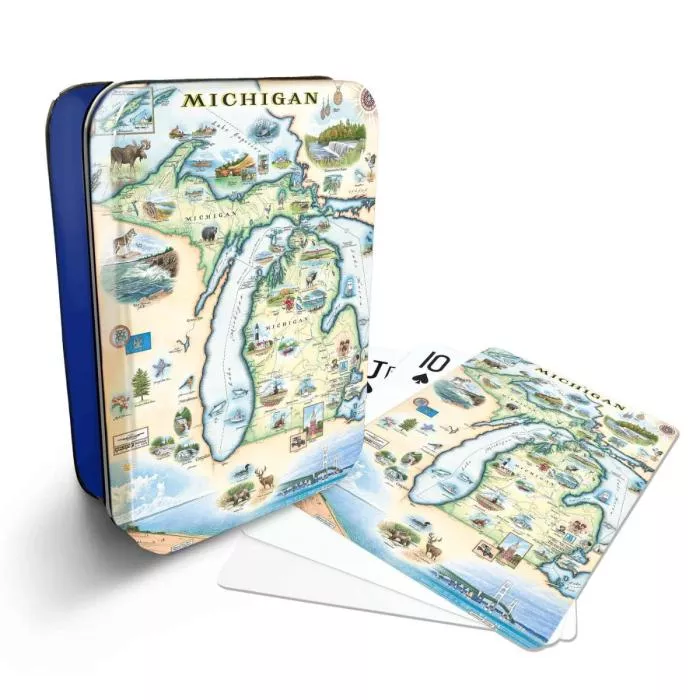 Xplorer Maps Playing Cards - Michigan