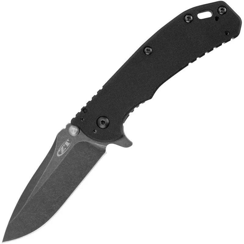 Zero Tolerance Hinderer Assisted Open Blackwash G10 Folding Knife0566bw