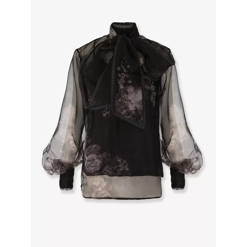 Zimmermann Hypnotic Pussybow Blouse Silk Shirt