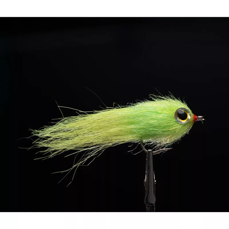 Zippy Flies Brushy Baitfish Chartreuse
